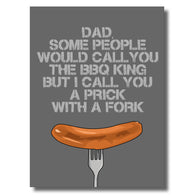Prick With A Fork Card